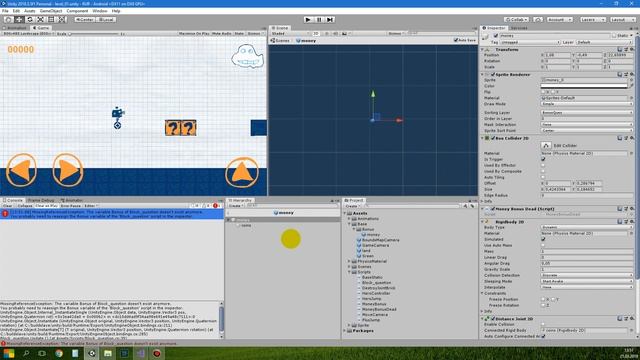 Создание игр в Unity►наш Марио►09 Интерфейс подсчета очков смотреть онлайн