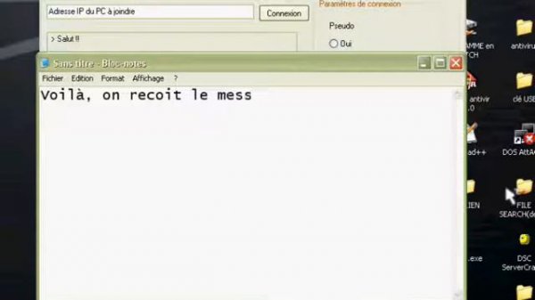 Connexion Local Msg avec Metasploit