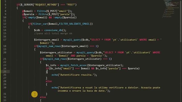 Autentificare PHP7 - Partea a II-a (final) смотреть онлайн