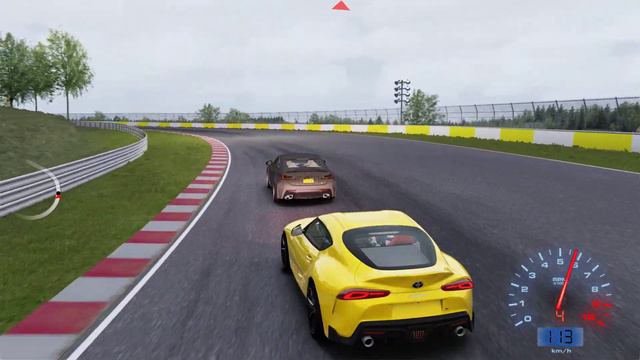 Assetto Corsa Toyota Supra A90 Apricot Hill Race смотреть онлайн