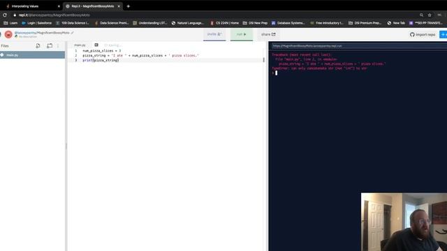String Formatting - Interpolating Values - Challenge #1 смотреть онлайн
