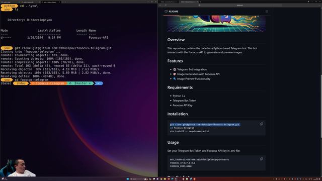 Fooocus Telegram. Генерация картинок. #stablediffusion