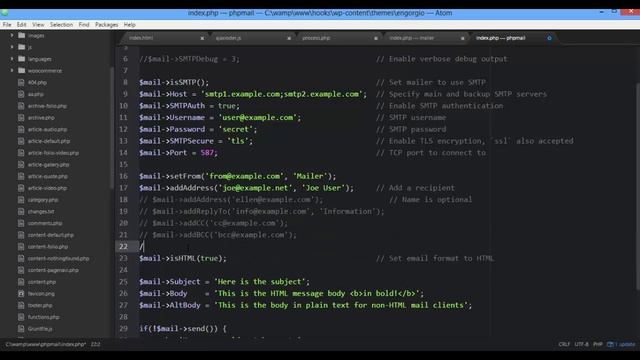 PHPMailer with gmail SMTP | Email form Localhost | WP Mail SMTP смотреть онлайн