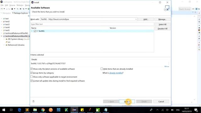 How to Install Selenium Webdriver and TestNG framework for Java смотреть онлайн