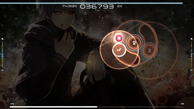 Tokyo Ghoul Opening: Unravel osu gameplay смотреть онлайн