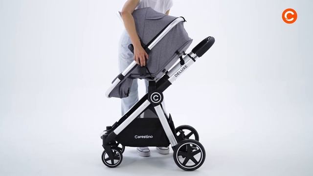 Cochecito Carestino DELUXE V2 + Accesorios