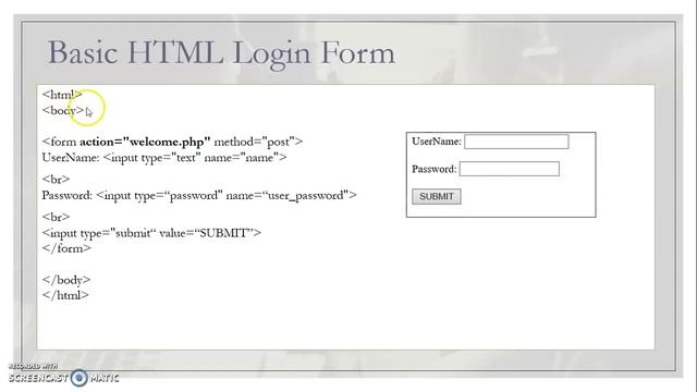 PHP Form Handling смотреть онлайн