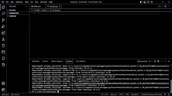 HOW CAN DRAW IMAGES USING PYTHON EXPLAIN TAMIL #python #draw #images #tamil