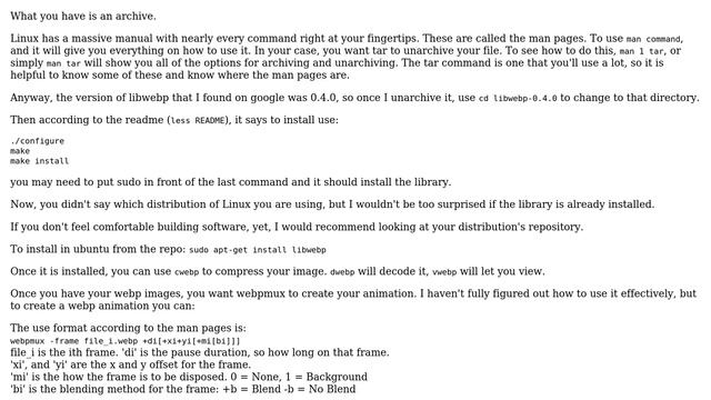 Create animated WebP file from WebP files? смотреть онлайн