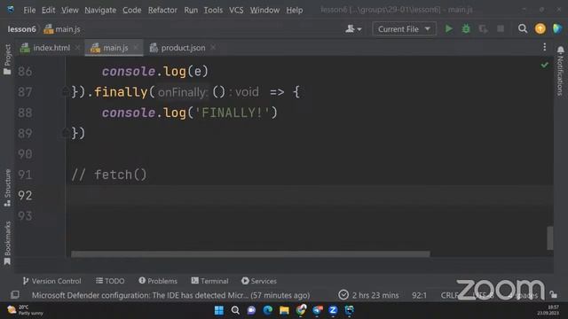 FrontEnd 29-01 lesson 6 смотреть онлайн