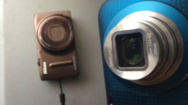 Samsung Galaxy K Zoom vs Nikon Coolpix S9500 lens deployment comparison смотреть онлайн