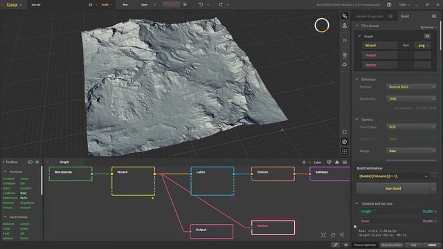 QuadSpinner Gaea : How to BUILD and EXPORT in Gaea смотреть онлайн