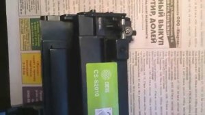 Заправка картриджа  принтера samsung