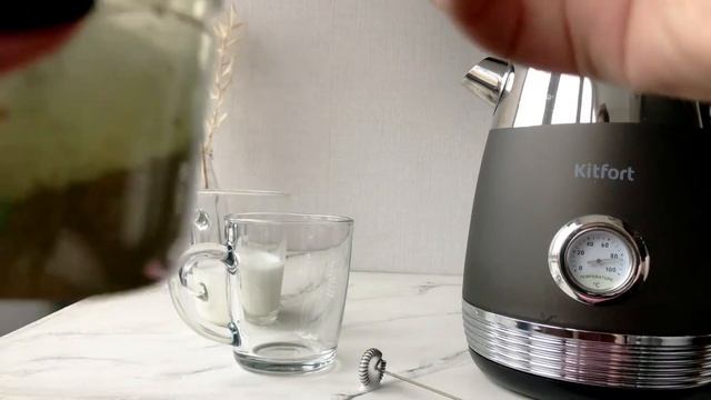 Быстро и удобно завариваем матча-лате. Обзор нового чайника Kitfort KT-633-1 смотреть онлайн