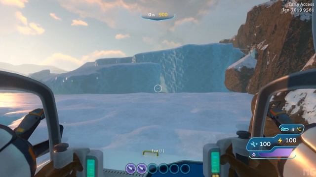 Subnautica: Below Zero. Ранняя версия. За границами карты. Режим креатив. #4 смотреть онлайн