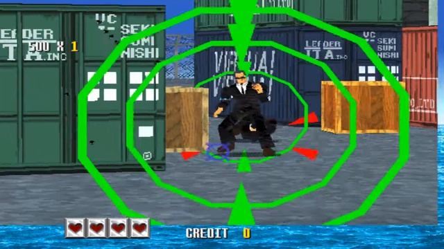 Mame 0.195 - Virtua Cop - Shortplay смотреть онлайн