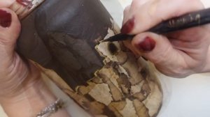 Идея декора стеклянной банки чайным пакетиком [diy]