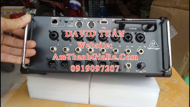 Mixer Behringer XR16 - DAVID TUẤN 0919097207 смотреть онлайн
