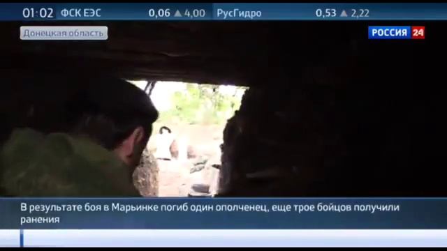 Обстрелы под Донецком продолжаются.