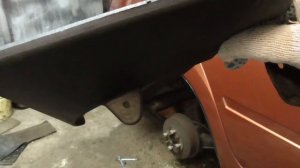 Брызговики задние длинные Лада Гранта установка.