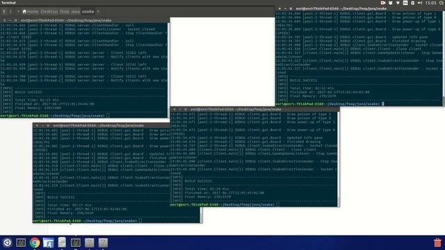 Snake game in Java, Eiffel and Smalltalk смотреть онлайн