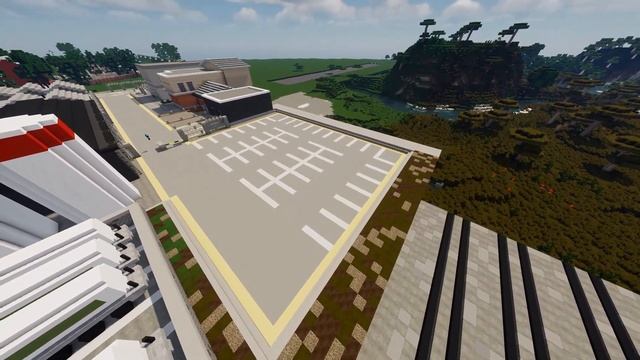 Constructing A City #8 ( Cargo Port) Minecraft Timelapse смотреть онлайн