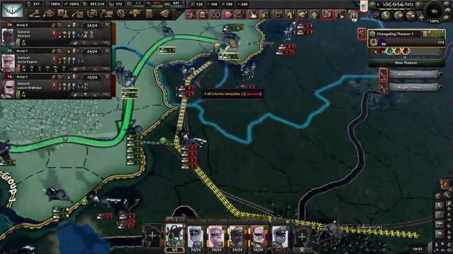 Changeling Lands - TimeLapse - Hearts of iron 4 - Equestria at War смотреть онлайн