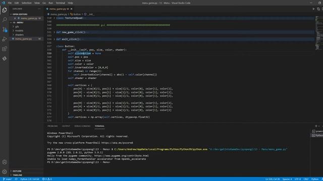 OpenGL with Python Tutorial 13.1: Basic Menu System смотреть онлайн