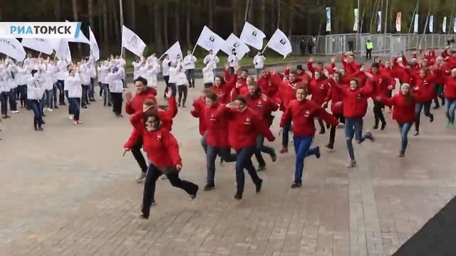Танцевальный флешмоб в Томске/ U-novus/Science Game смотреть онлайн
