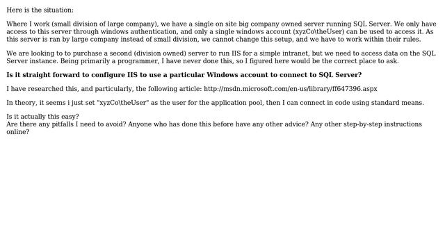 DevOps & SysAdmins: sql server windows authentication with IIS смотреть онлайн