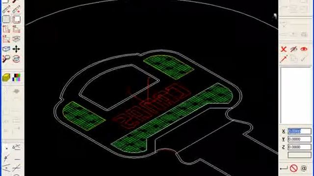 How to chain all red geometry entities imported from dwg file - Ezcam смотреть онлайн
