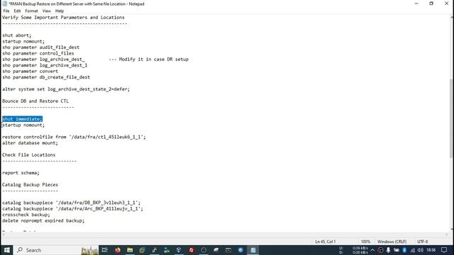 RMAN Backup Restore on Different Server with Similar file Structure смотреть онлайн