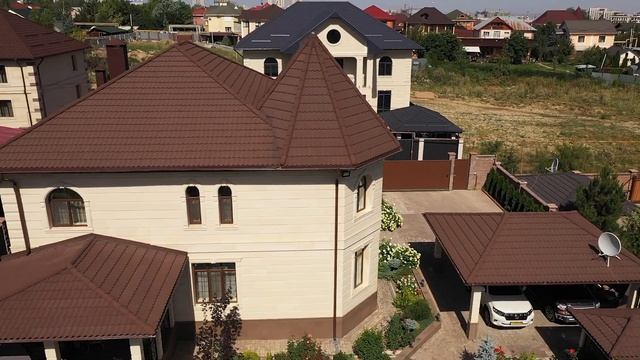 Применен кровельный материал Композитная черепица Gerard Milano Chestnut смотреть онлайн