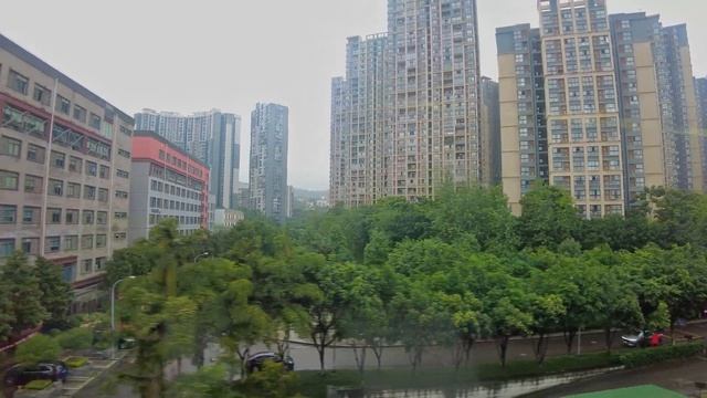 A Tour of Chongqing Rail Transit Line 3 - From Chongqing airport to the train terminal |4K смотреть онлайн