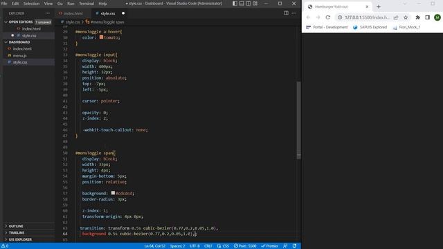 ASMR - Programming - Hamburger Menu - Fold Out - HTML CSS - No Talk смотреть онлайн