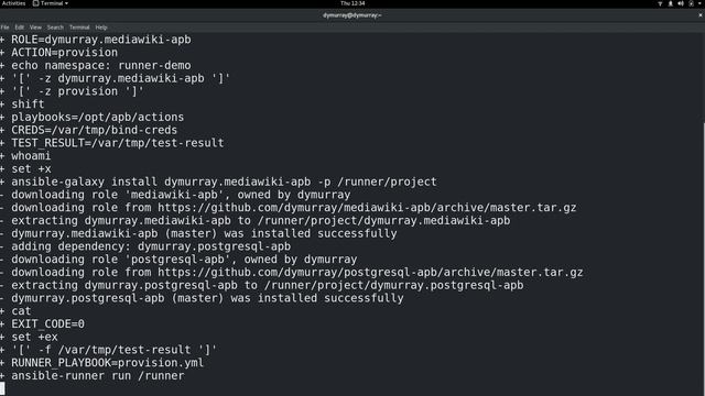 Ansible Runner APB demonstration of Dependencies смотреть онлайн