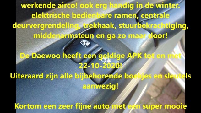 Vree Car Trading. Daewoo Tacuma 1.8 SE  (VERKOCHT)