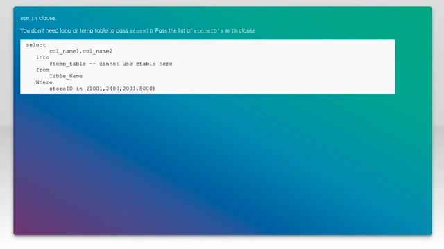 How to declare Array variable in SQL Server? смотреть онлайн