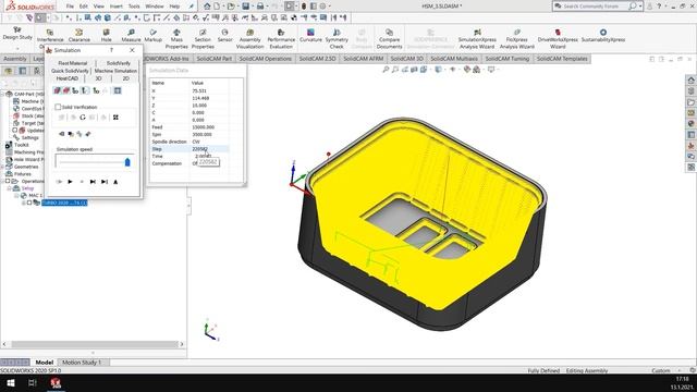 SolidCAM 2021: Turbo Finishing - Tool path point reduction смотреть онлайн