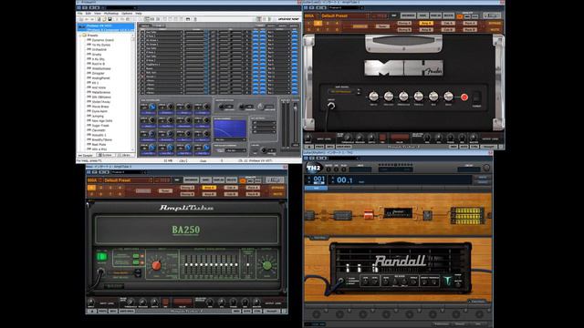 Proteus VX, Amplitube3, Overloud TH2 : Heavy Distortion Guitar MIDI DTM VST смотреть онлайн