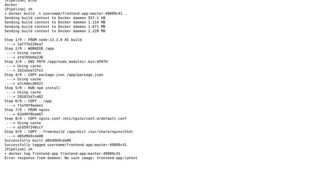 Docker image build failed Error response from daemon смотреть онлайн