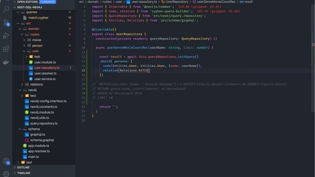 Nestjs | GraphQL | Neo4j Recommendations #2 - how to query data. Making first recommendations смотреть онлайн