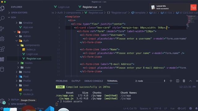 #Laravel how to make a social network with #Vue | Register Form смотреть онлайн