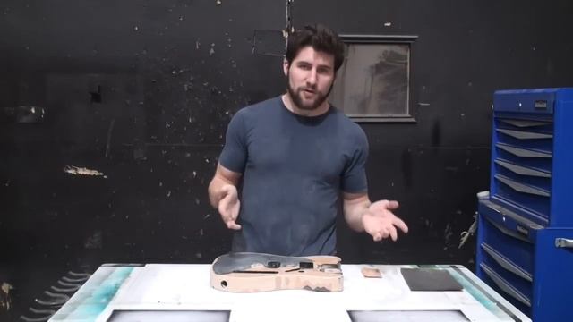 Repairing dents and damaged paint on a guitar - Memorial tribute guitar смотреть онлайн