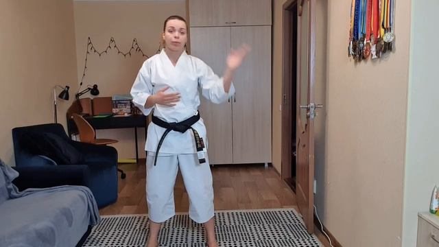 Урок 1| Тренировка карате дома. Базовая техника