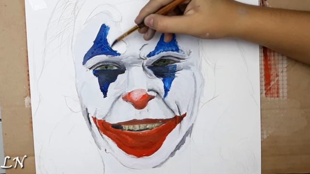 How to Draw Joker 2019 Movie, Как нарисовать Джокера 2019 смотреть онлайн