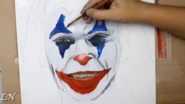 How to Draw Joker 2019 Movie, Как нарисовать Джокера 2019