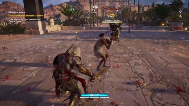 Assassin's Creed Origins: The Curse of the Pharaohs 100% Walkthrough A Pharaoh's Shadow смотреть онлайн
