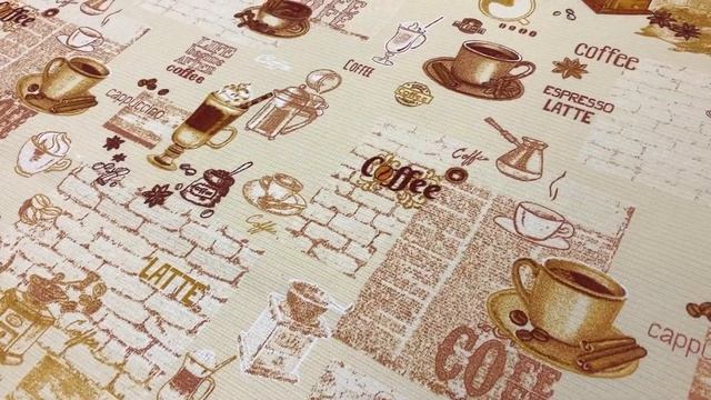 Вафельное полотно "Утренний кофе", ш.1.5м, хл-100%, 150гр/м.кв АРТ 19398 смотреть онлайн