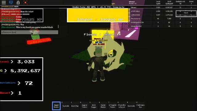 Играю в роблокс в плейз Undertale AU RPG (UPD) смотреть онлайн
